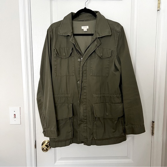 J Crew Green Jacket - Picture 2 of 4